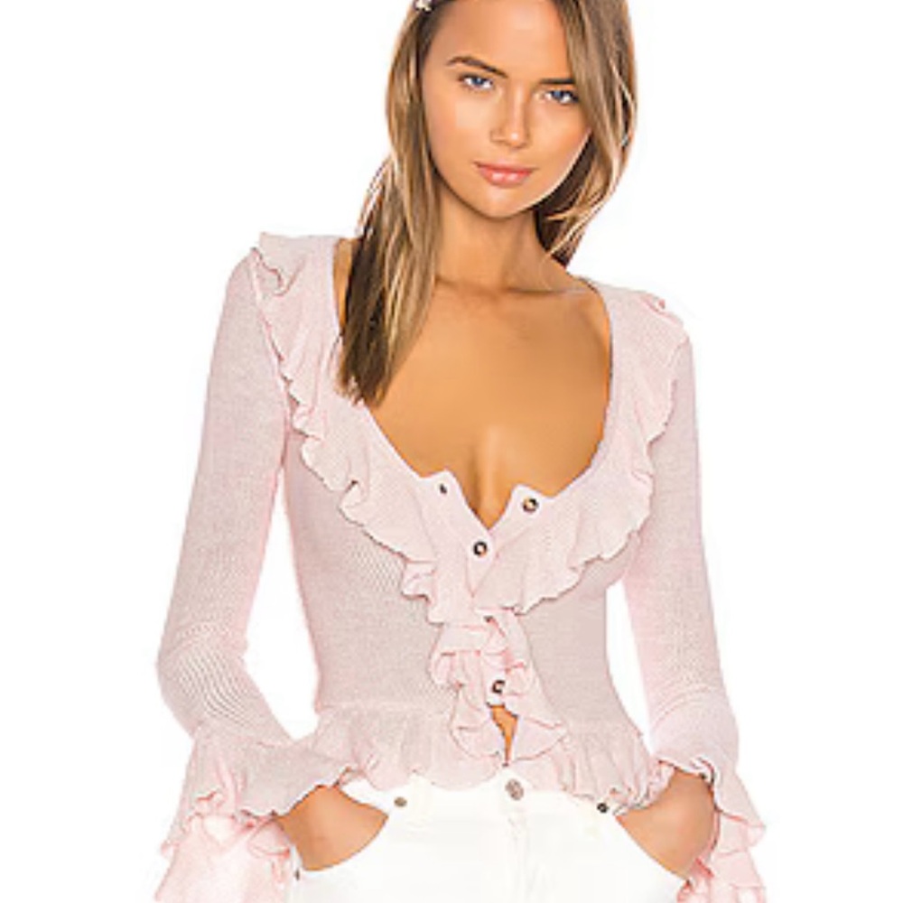 Revolve LPA Ruffled Top